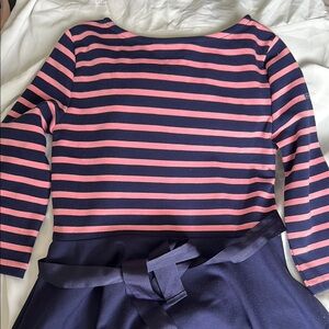 Polo by Ralph Lauren Pink and Navy Striped Top